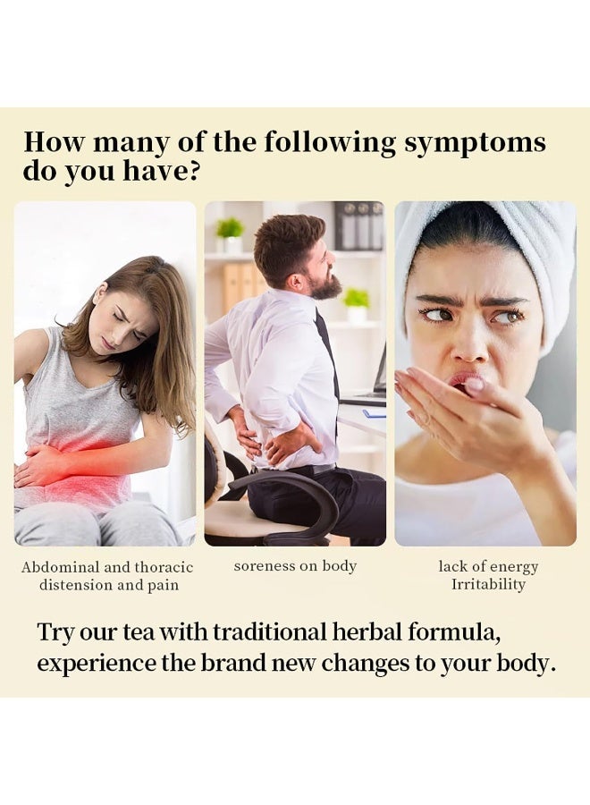 دانديليون الشاي الهندباء والتوت يطهر الكبد ويحسن البصر ، ويحمي الكبد والكلى.صافي المحتوى: 120g (10g x 12 أكياس) - Image 4